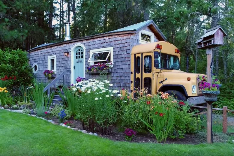 From School Bus and Shipping Container to Dream Home: A Family's Transformation Story