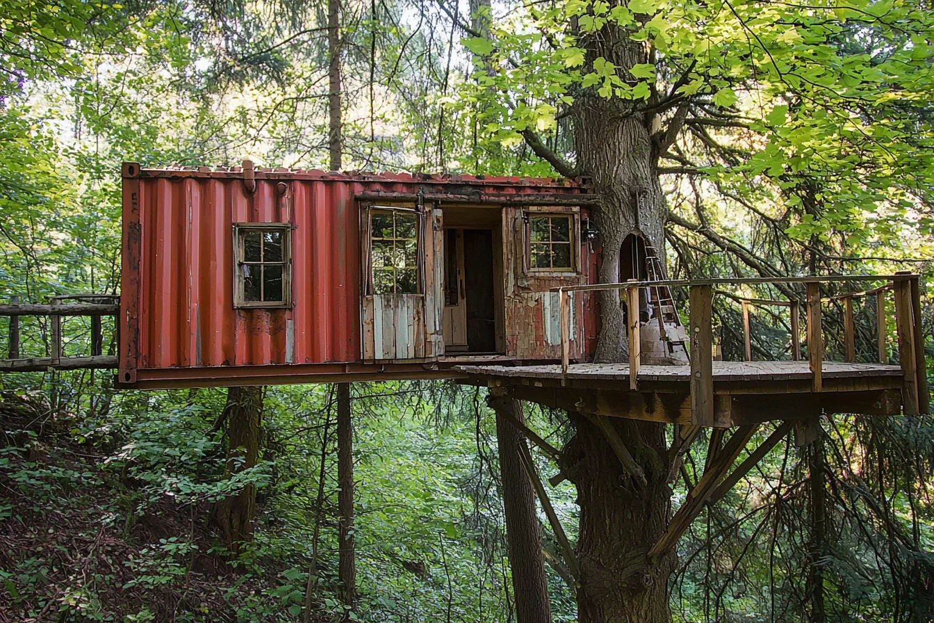You Won't Believe What's Inside This Tree-Mounted Container!