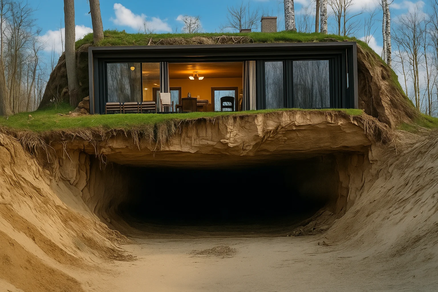 You Think It's Just a Tunnel Under a House? Wait Until You See the Inside!