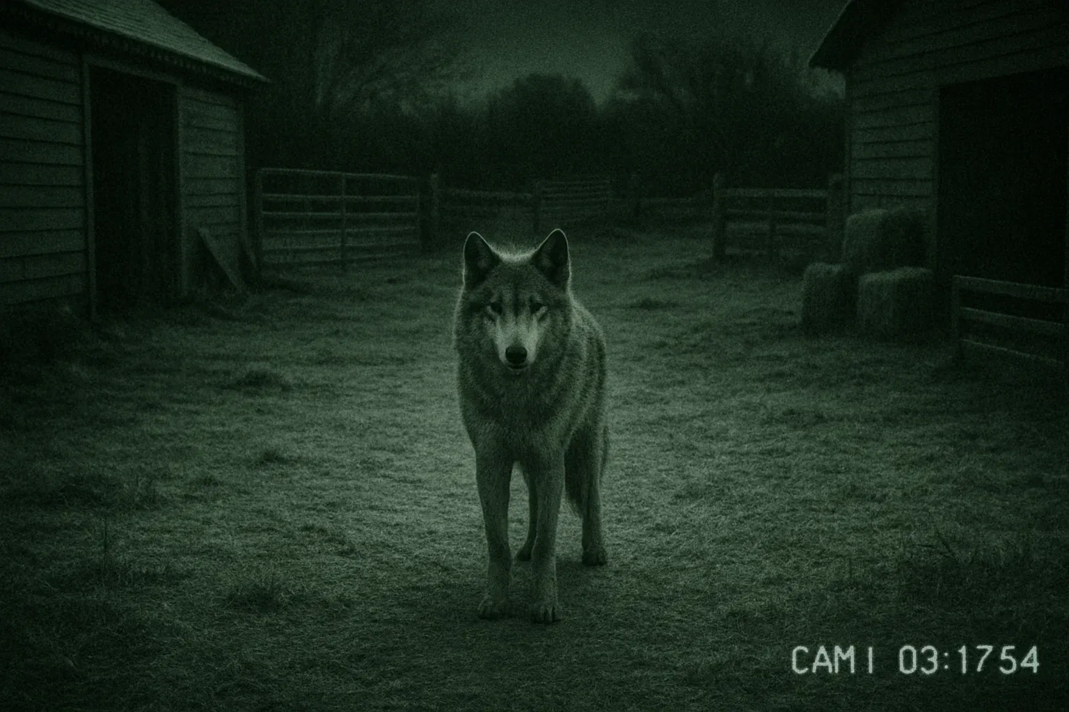 Elderly Farmer Spots Wolf on Security Cam – What He Discovers in the Barn Will Leave You Speechless