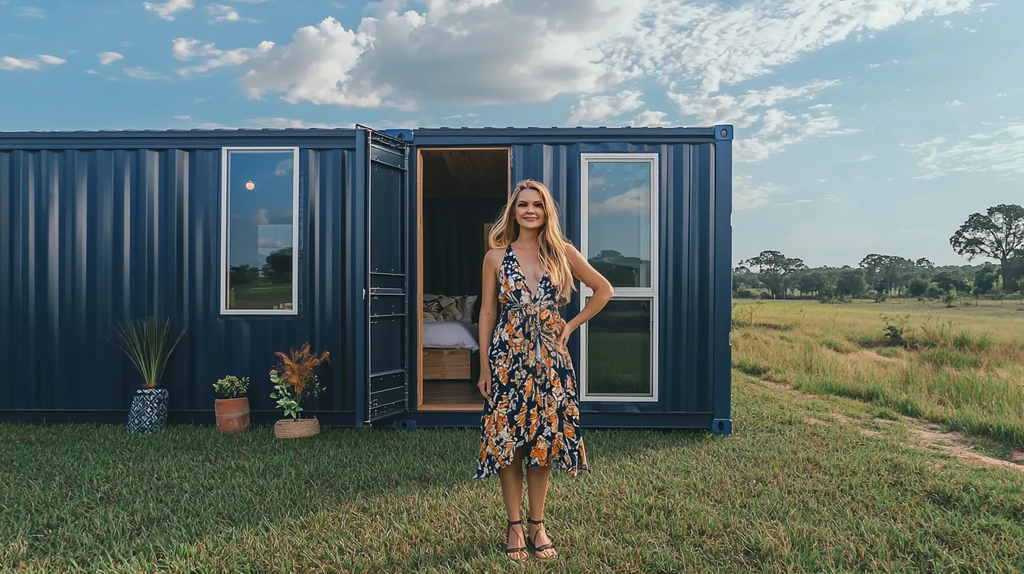She Lost Her Home, Now Lives in a Shipping Container—But the Inside Will Shock You